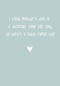 A Little Paper Hug Mother's Day Card
