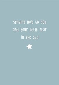 Tap to view Sending Love to You and Your Little Star Card