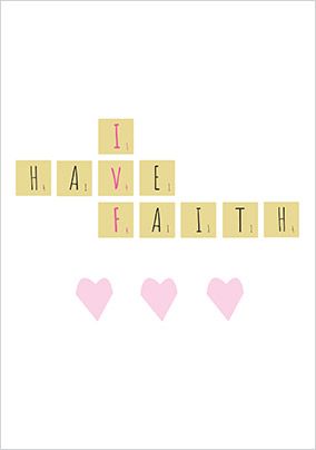 I Have Faith IVF Card