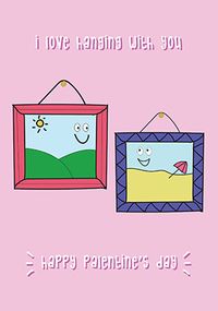 Tap to view Love Hanging With You Valentine Card