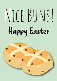 Tap to view Nice Buns Easter Card
