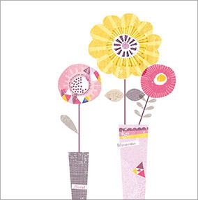 Bright Flowers Greeting Card