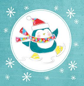 Cool Christmas Penguin Card
