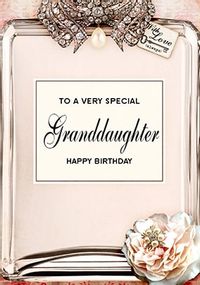 Love Labels Birthday Card - Granddaughter