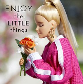 Barbie Card - Enjoy the Little Things