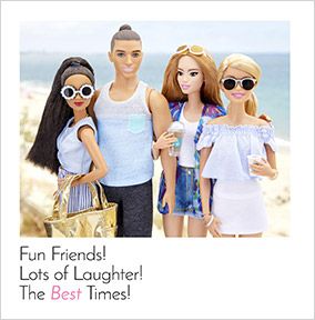 Barbie Fun Friends Card