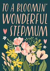 Tap to view Wonderful Step-Mum Mother's Day Floral Card