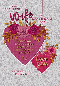 Wife on Mother's Day Card