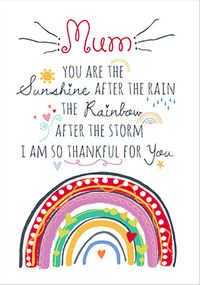 Tap to view Mum So Thankful For You Mother's Day Card