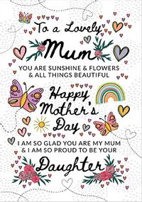 Tap to view Proud to Be Your Daughter Mother's Day Card