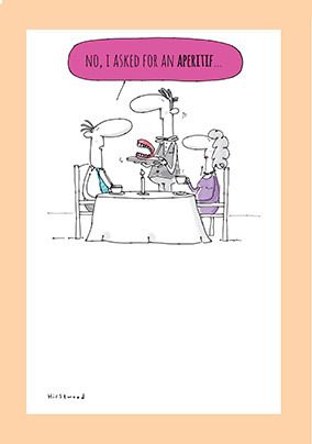 Aperitif Birthday Card