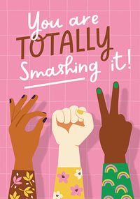 Tap to view You Are Totally Smashing It Empowering Card