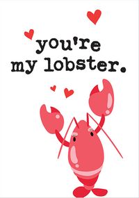 My Lobster Valentine's Day Card