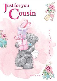 Just for You Cousin Me to You Birthday Card