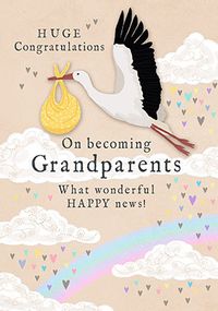 Tap to view Congratulations on becoming Grandparents Card