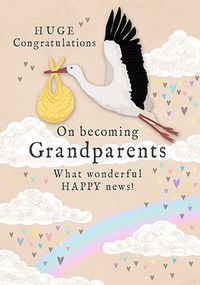 Tap to view Congratulations on becoming Grandparents Card