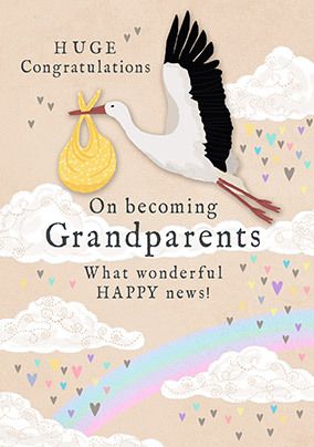 Congratulations on becoming Grandparents Card