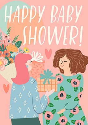 Happy Baby Shower Congratulations Card