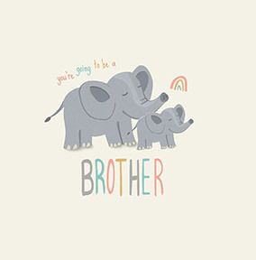 Big Brother Elephant Card