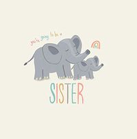 Big Sister Elephant Card