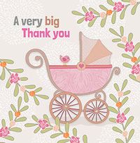 Tap to view Baby Girl Thank You Card