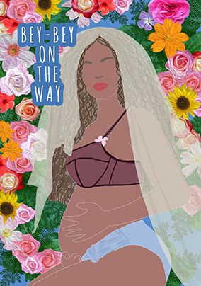 New Bey Bey New Baby Card