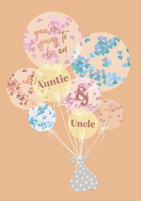You're Going to be an Auntie & Uncle New Baby Card