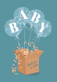 Tap to view New Baby Thank You Balloon Card