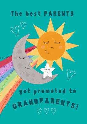 Best Parents Promoted Grand Parents Card