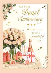 Tap to view On Your Pearl Anniversary Card