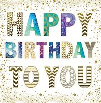 Tap to view Happy Birthday To You Card - Nigel Quiney