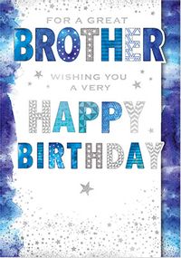 Great Brother Birthday Card