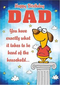 Dad Head Of Household Card