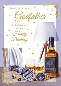 Just for You Godfather Birthday Card