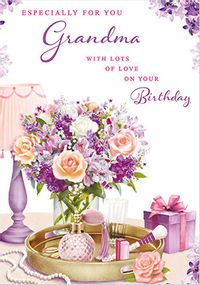 Tap to view Especially for You Grandma Birthday Card
