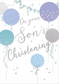 On Your Son's Christening Card