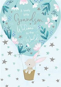 Tap to view Grandson Welcome to the World New Baby Card