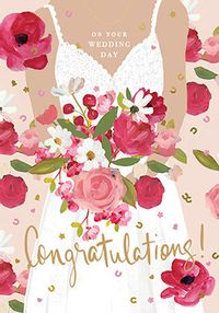 Tap to view Bridal Dress Wedding Card