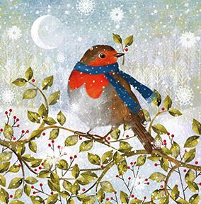 Robin Christmas Card