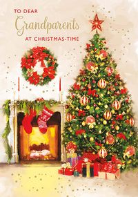 Tap to view Dear Grandparents at Christmas Traditional Card
