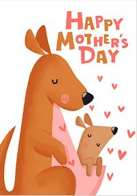 Tap to view Kangaroos Happy Mother's Day Card