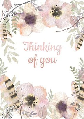 thinking of you sympathy card funky pigeon