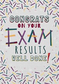 Tap to view Congrats On Your Exam Results Card