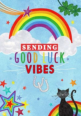 Good Luck Vibes Card