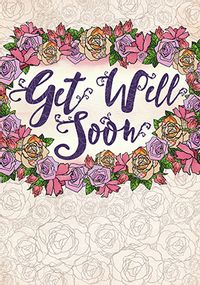 Tap to view Get Well Soon Card - Rosa