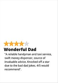 Tap to view Wonderful Dad Birthday Card