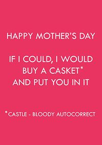 Tap to view Autocorrect Mother's Day Card