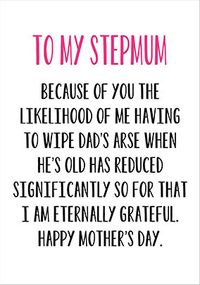 Step Mum Mother's Day Card