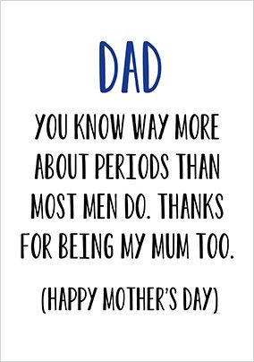 Dad Mother's Day Card