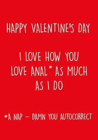 Love How Much You Love Valentine's Day Card